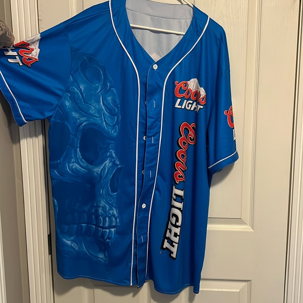 Coors Light baseball jersey
